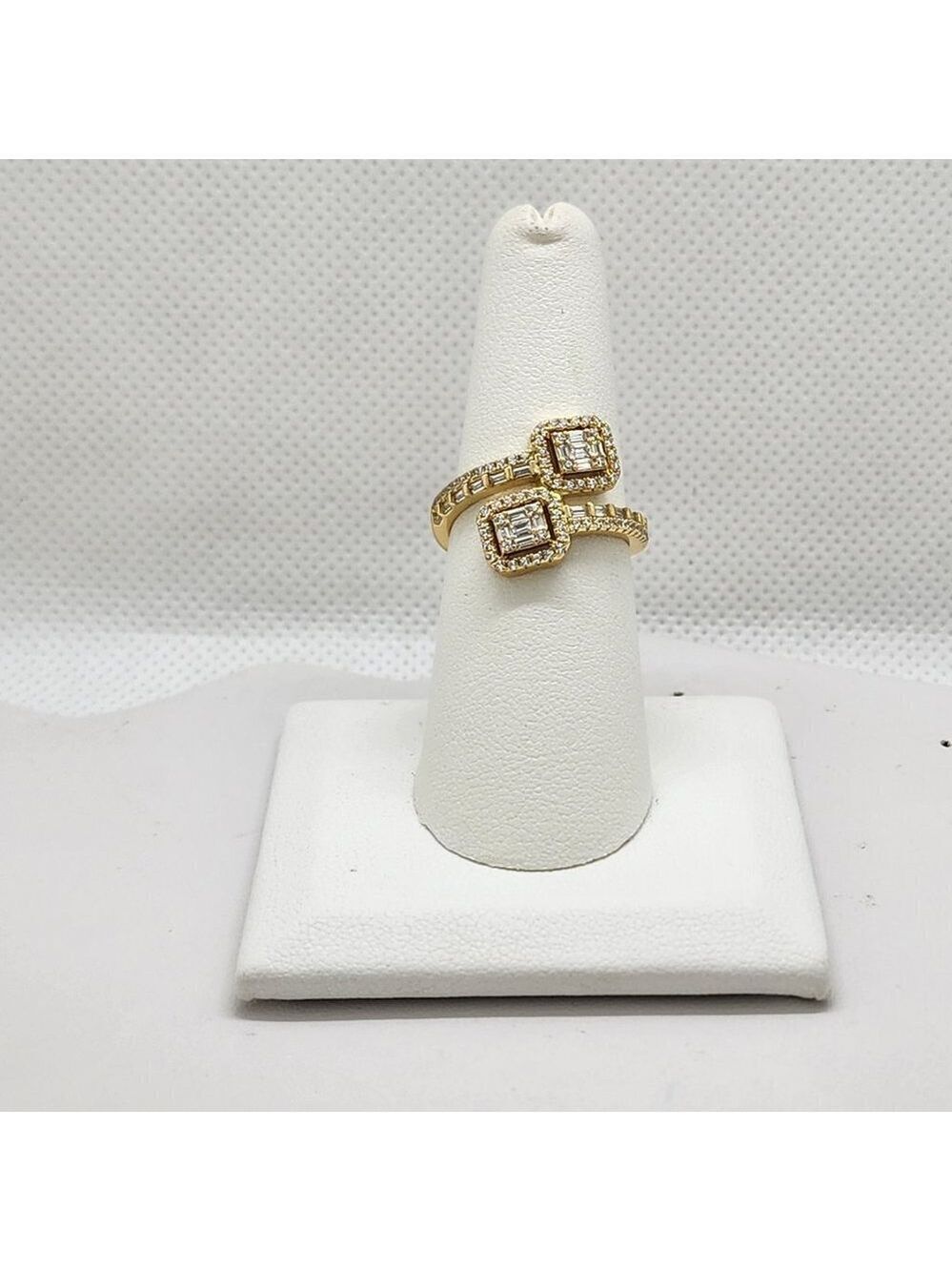 Brand New Sterling Silver 925 Baguette Style Ring